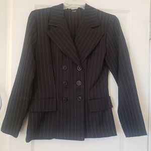 Pinstripe suit top